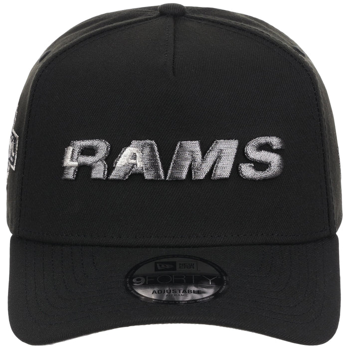 Los Angeles Rams NFL Liquid Titanium New Era 9FORTY