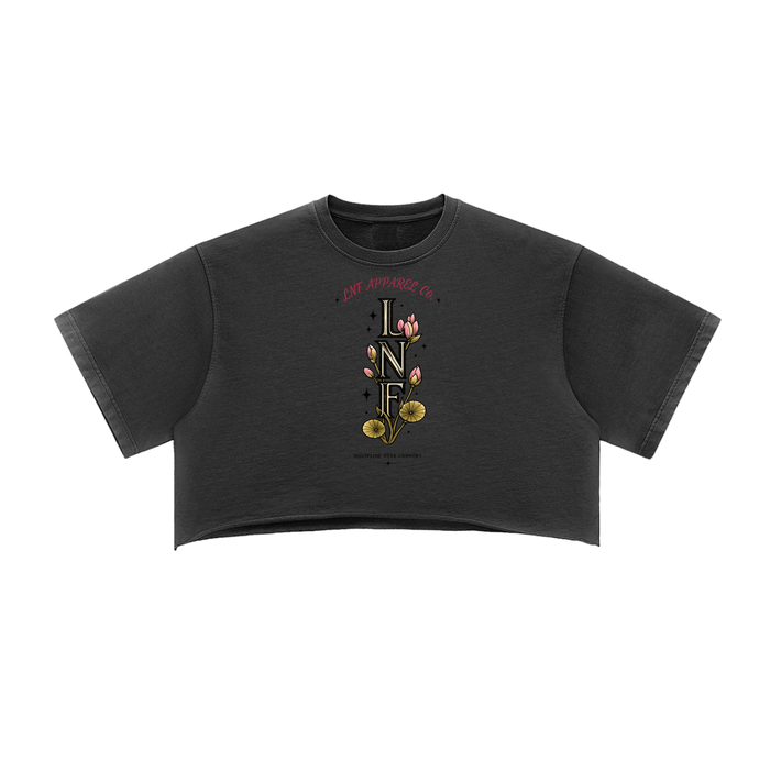 Lotus Raw Edge Crop Top