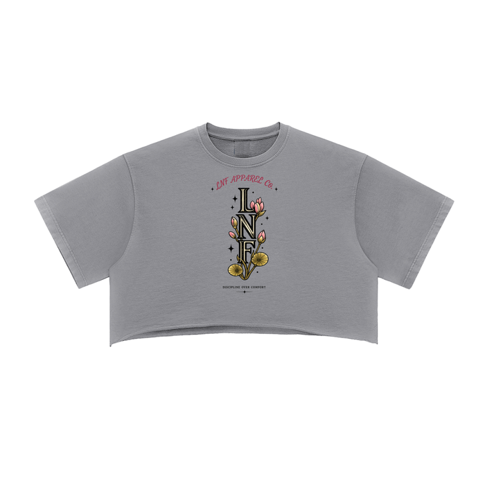 Lotus Raw Edge Crop Top