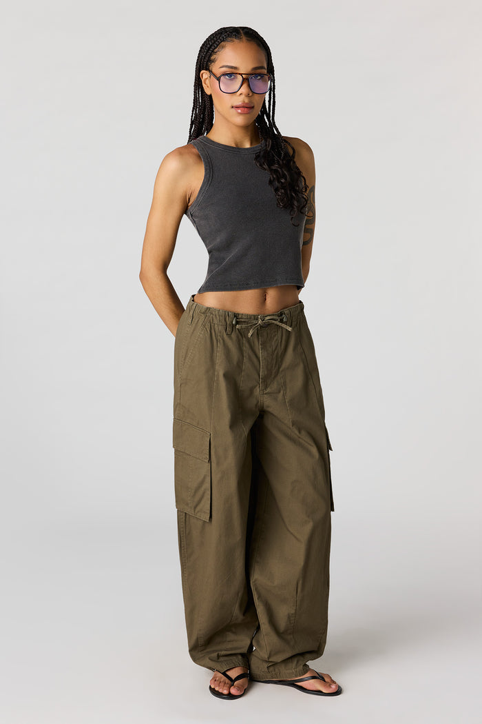 Low Rise Barrel Cargo Pant