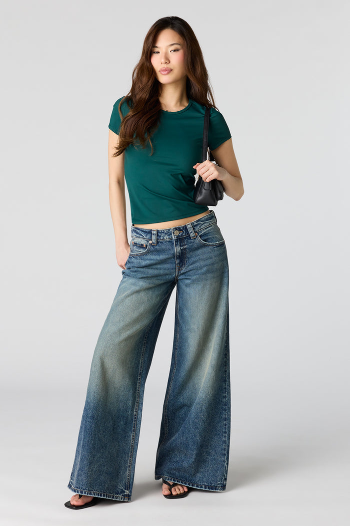 Low Rise Super Wide Leg Jean