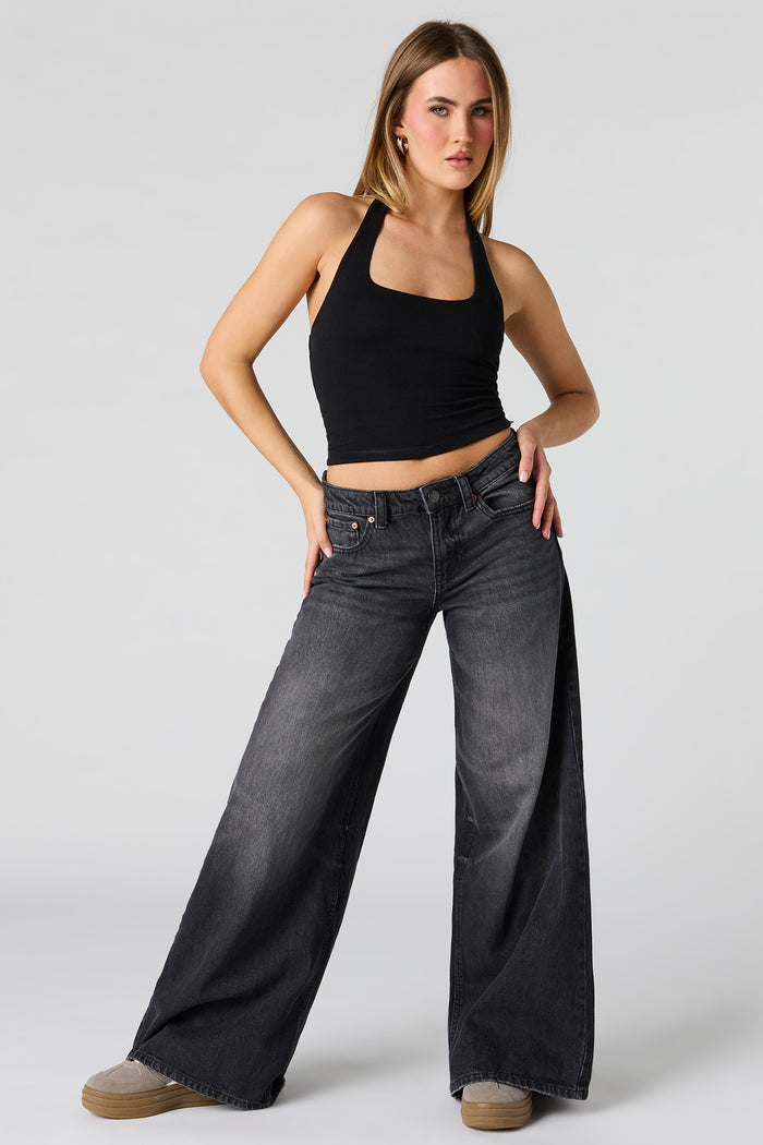 Low Rise Super Wide Leg Jean