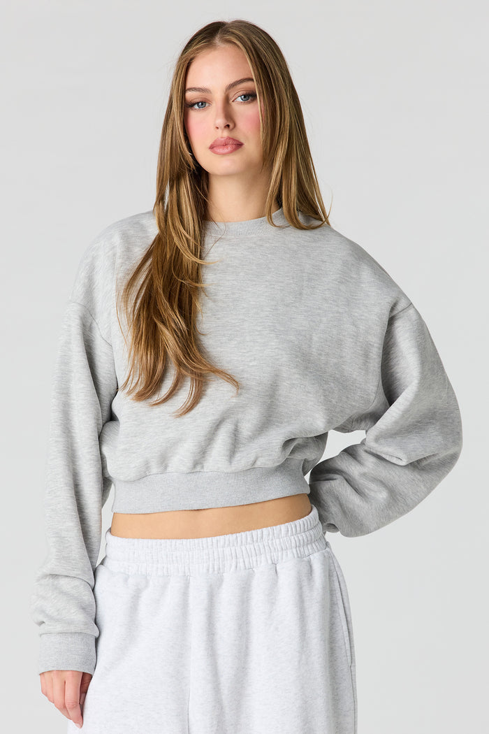 Luxe Fleece Boxy Sweatshirt