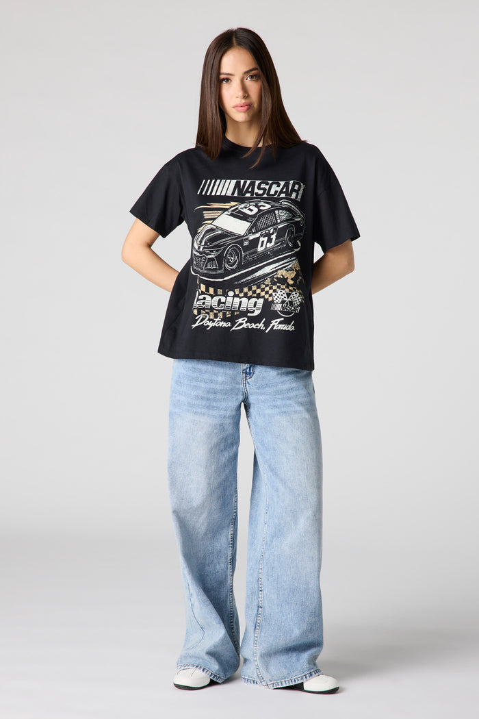 Luxe Heavy Cotton Nascar Graphic Boyfriend T-Shirt
