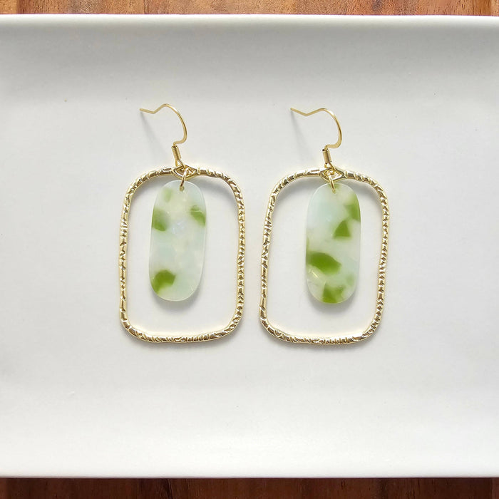 Madison Earrings - Pear Opal // Jewelry