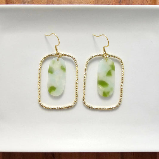 Madison Earrings - Pear Opal // Jewelry