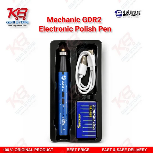 Mechanic GDR2 Electric IC Polishing Pen – 37000RPM Motherboard Grinding Tool
