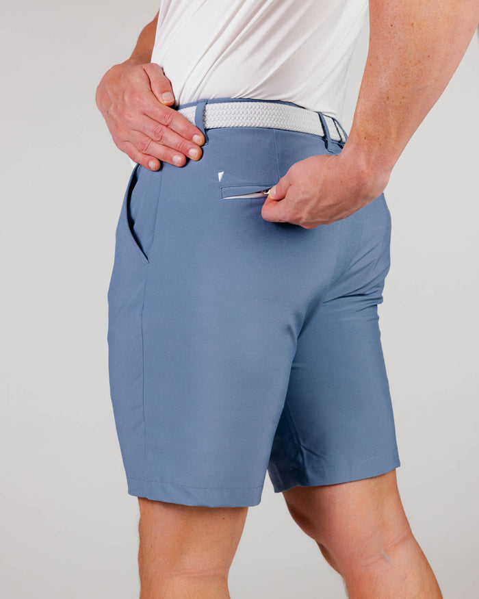Men's Dusty Blue Golf Shorts
