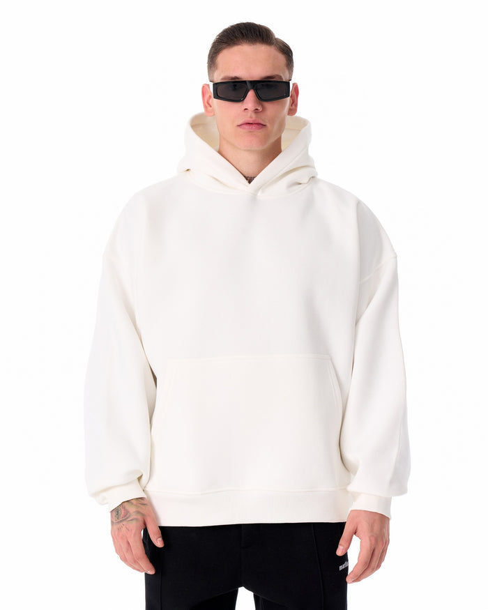 Men's Oversized Hoodie X-Mark White (2)