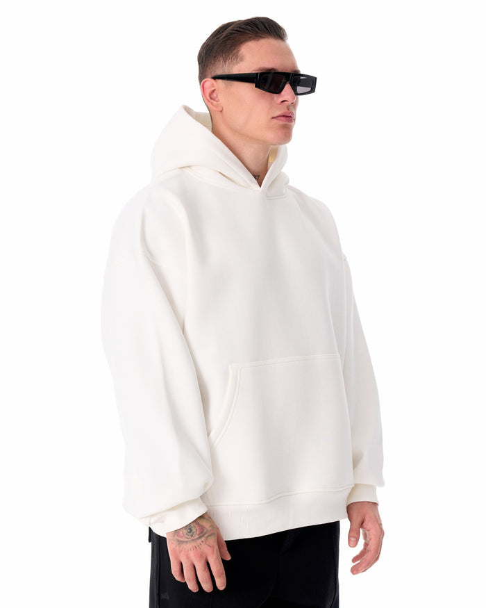 Men's Oversized Hoodie X-Mark White (3)