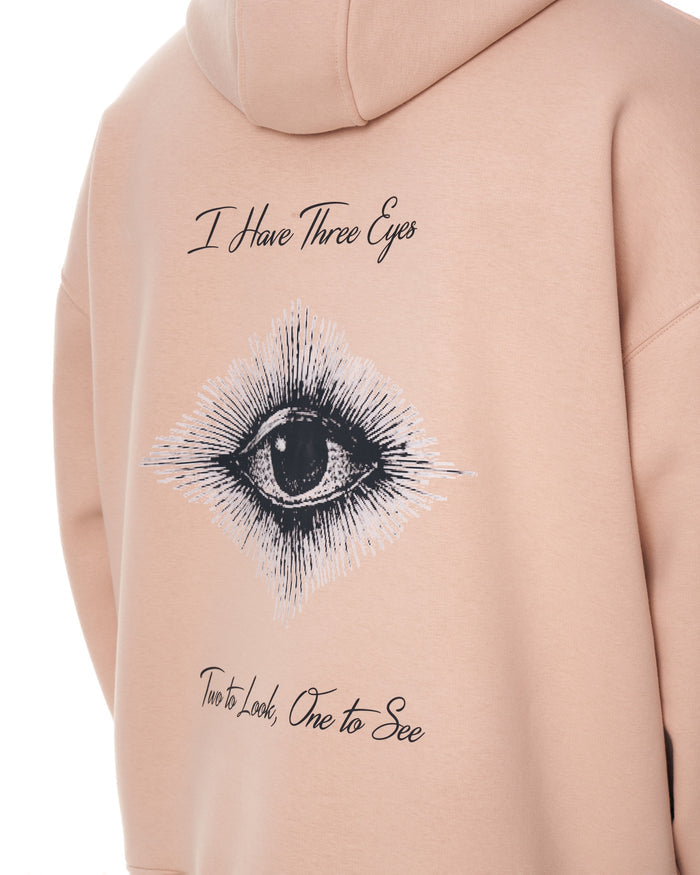 Men's Third Eye Beige Oversized Custom Hoodie (7)