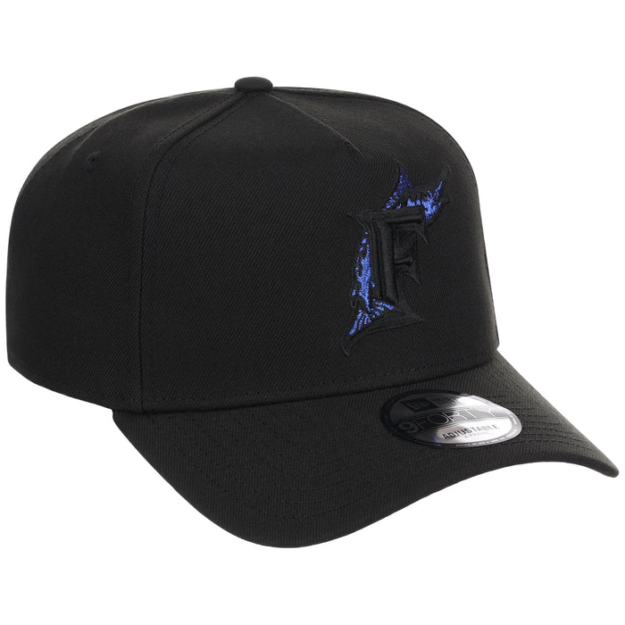 Miami Marlins MLB Black x Royal FASHION CORE New Era 9FORTY A-Frame