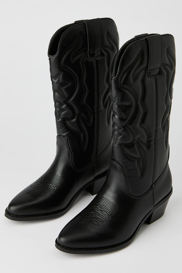 Mid Calf Cowboy Boot