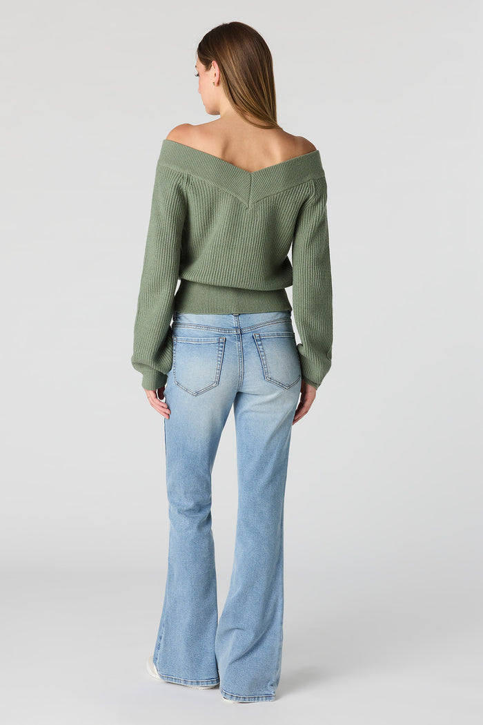 Mid Rise Flare Medium Jean