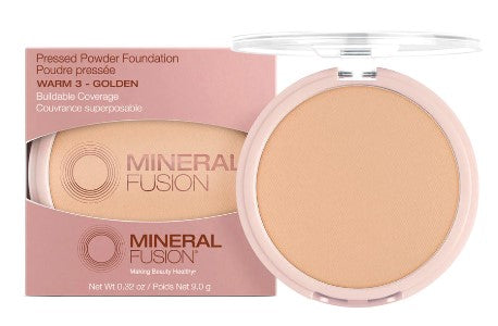 Mineral Fusion Pressed Powder Foundation, Warm 3
