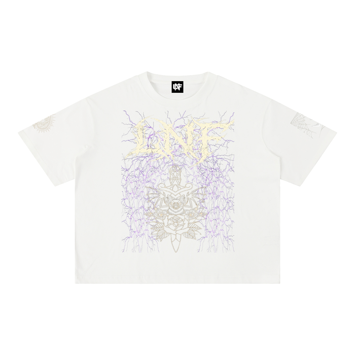 Mineral Wash dobi Boxy Cotton T-Shirt