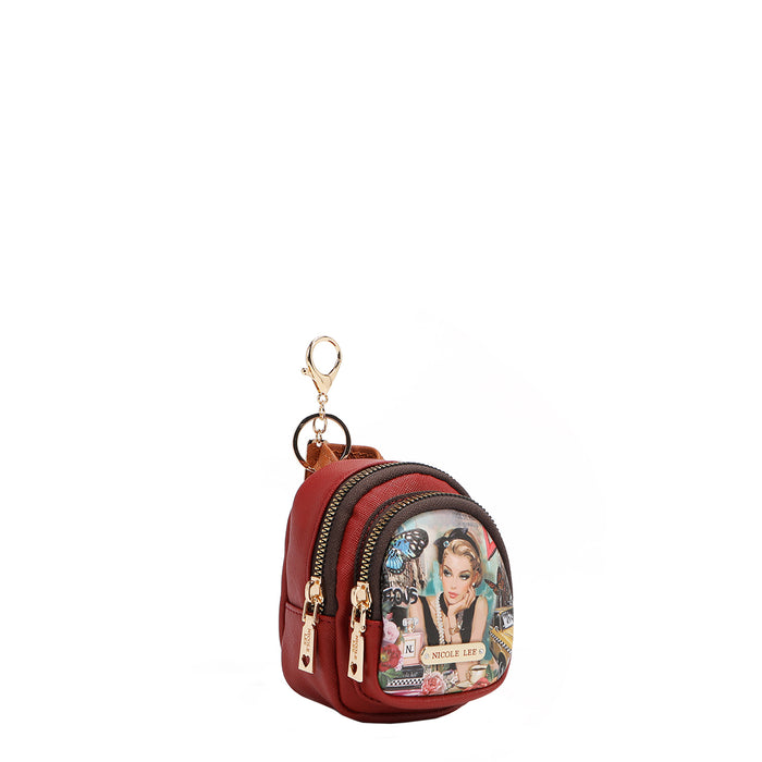 MINI ZIP BACKPACK COIN PURSE