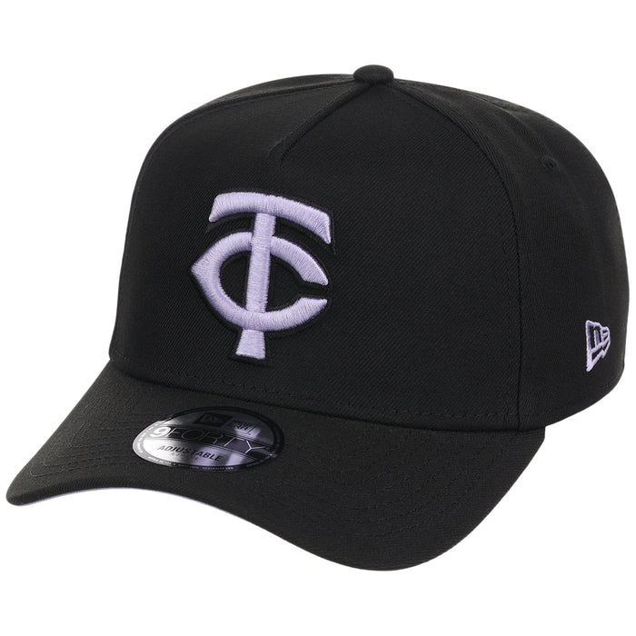 Minnesota Twins MLB Black x Lavender FASHION CORE New Era 9FORTY A-Frame
