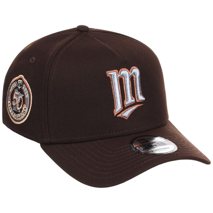 Minnesota Twins MLB Frosted Bark New Era 9FORTY A-Frame