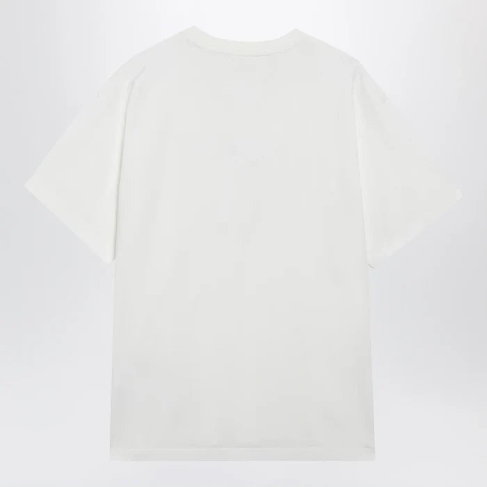 MM6 Maison Margiela - White T-shirt with logo print Brand T-Shirt