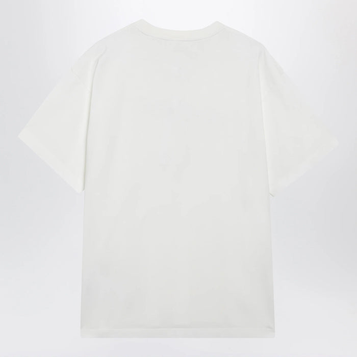 MM6 Maison Margiela - White T-shirt with logo print