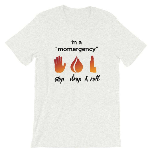 "Momergency" (Light) Short-Sleeve Unisex T-Shirt at Your Oil Tools