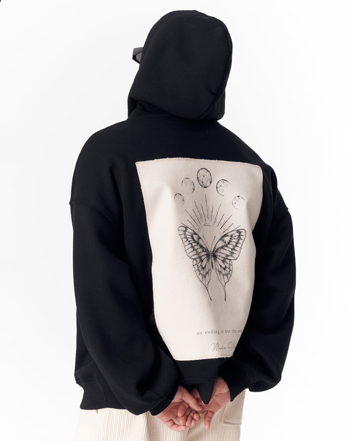 Monarch Loop Men's Hoodie in Black (4)
