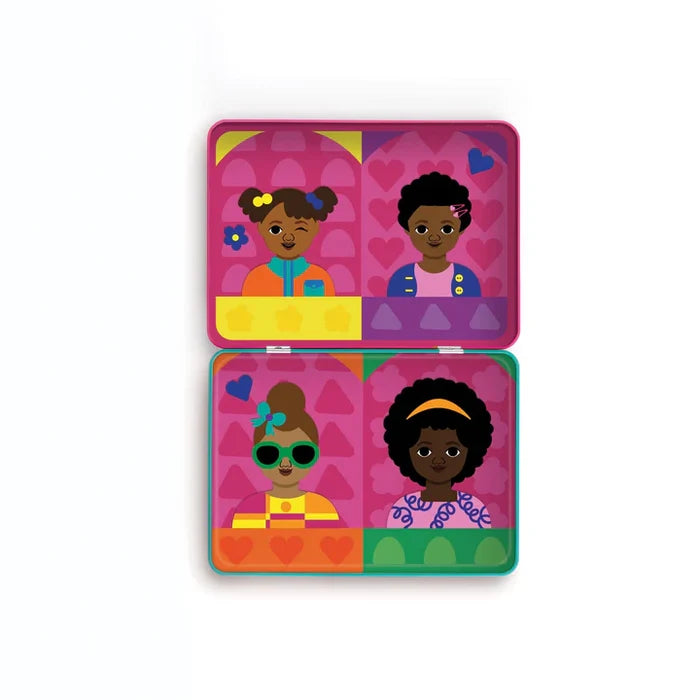 Mudpuppy Magnetic Play Set Tin: My Hair, My Crown