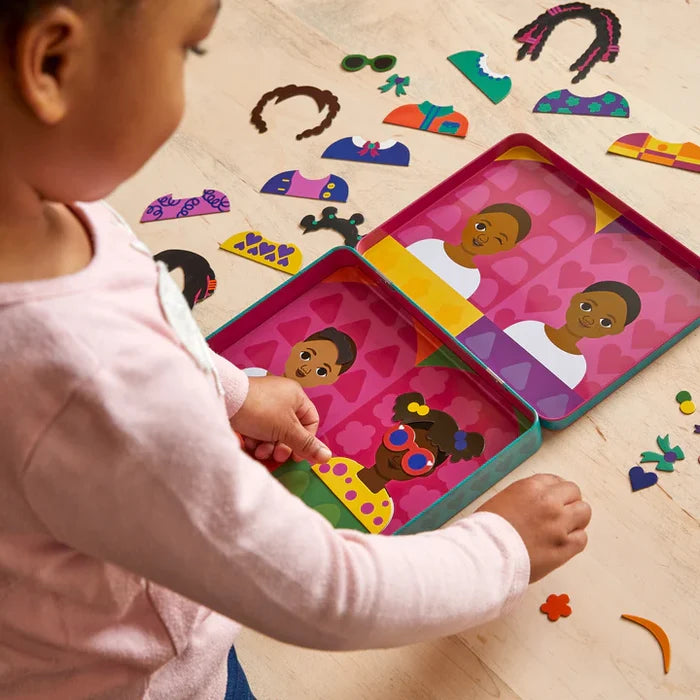 Mudpuppy Magnetic Play Set Tin: My Hair, My Crown