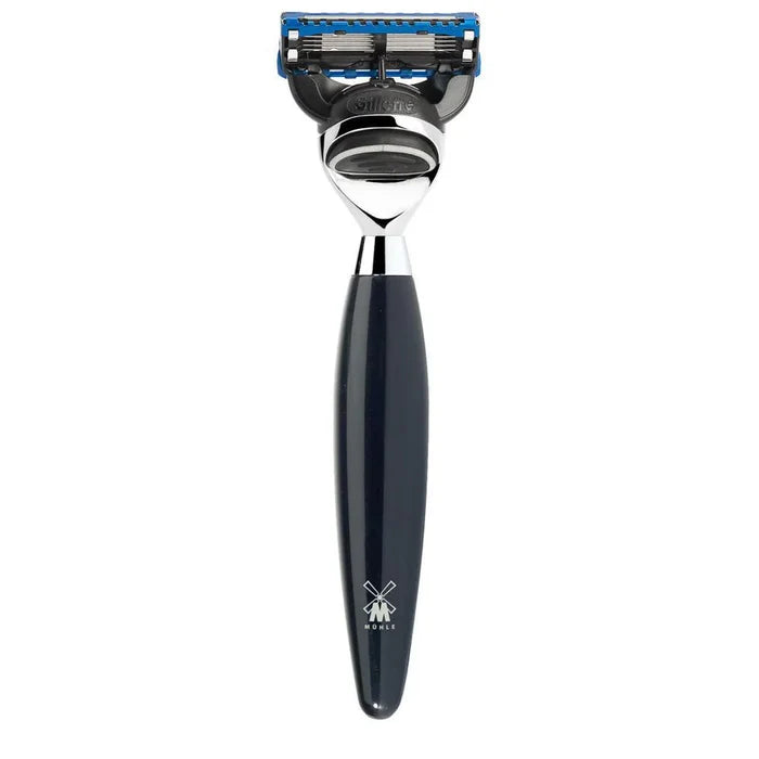 Muhle Kosmo Fusion Razor High-Grade Resin, Black Handle - R876F