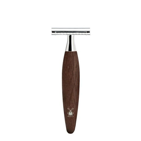 Muhle Kosmo Safety Razor Bog Oak Wood Handle, Closed Comb - R873SR