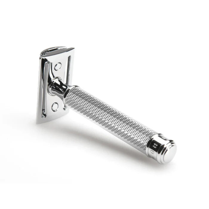 Muhle R89 Traditional Safety Razor Metal, Chrome-Plated Handle, Closed Comb - R89