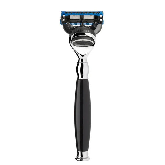 Muhle Sophist Fusion Razor High-Grade Resin, Black Handle - R44F