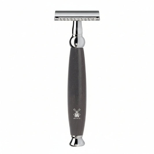 Muhle Sophist Safety Razor African Wood Closed Comb - R85SR