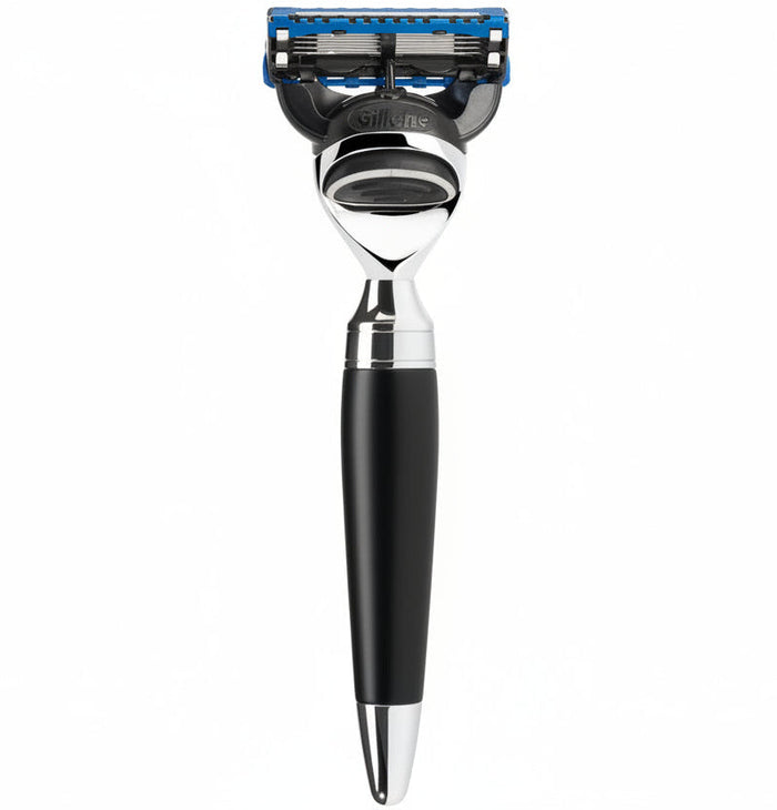 Muhle Stylo Fusion Razor Black Resin Handle - R76F