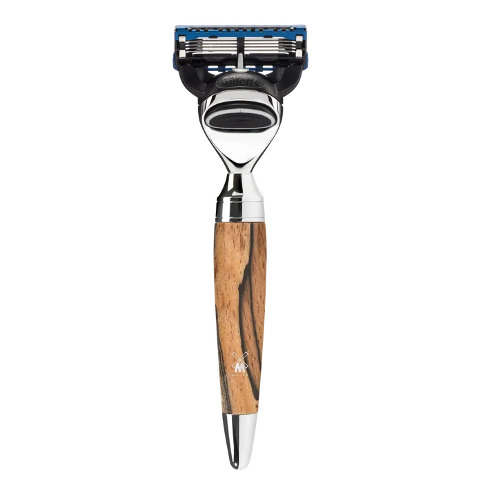 Muhle Stylo Fusion Razor Spalted Beechwood Handle - R72F