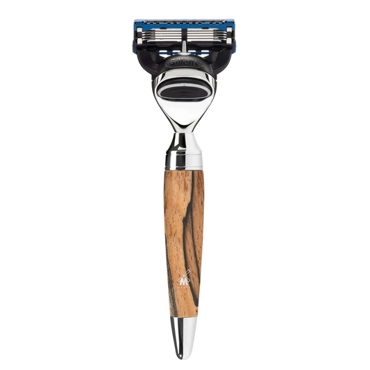 Muhle Stylo Fusion Razor Spalted Beechwood Handle - R72F