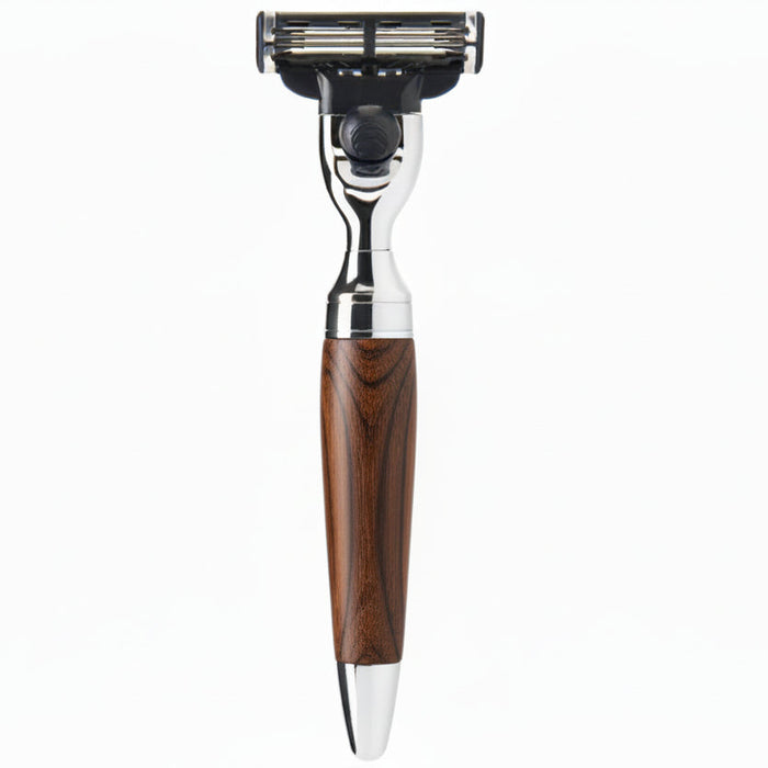 Muhle Stylo Mach3 Razor African Blackwood Handle - R75M3