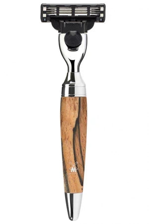 Muhle Stylo Mach3 Razor Beechwood Handle - R72M3
