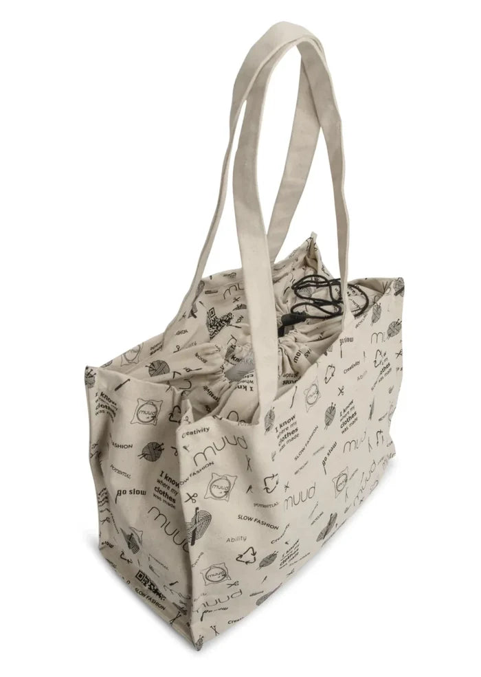 Muud - Recycled Canvas Shopper "Crochet" PRE-ORDER
