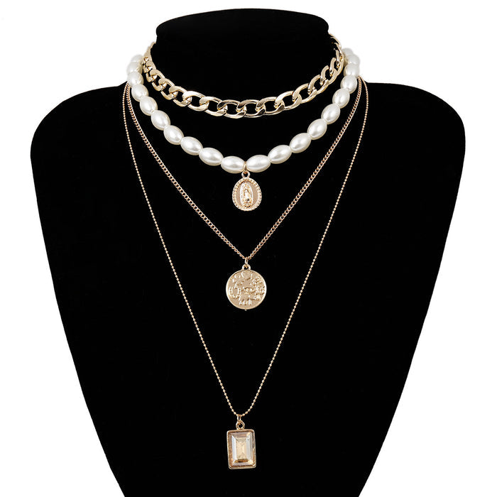 N2083 - Retro multi-layer Necklace