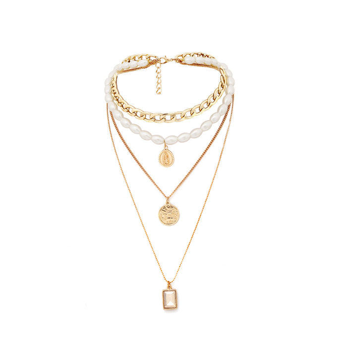 N2083 - Retro multi-layer Necklace