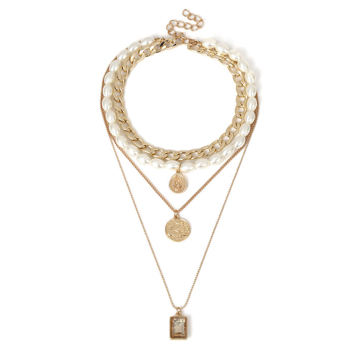 N2083 - Retro multi-layer Necklace