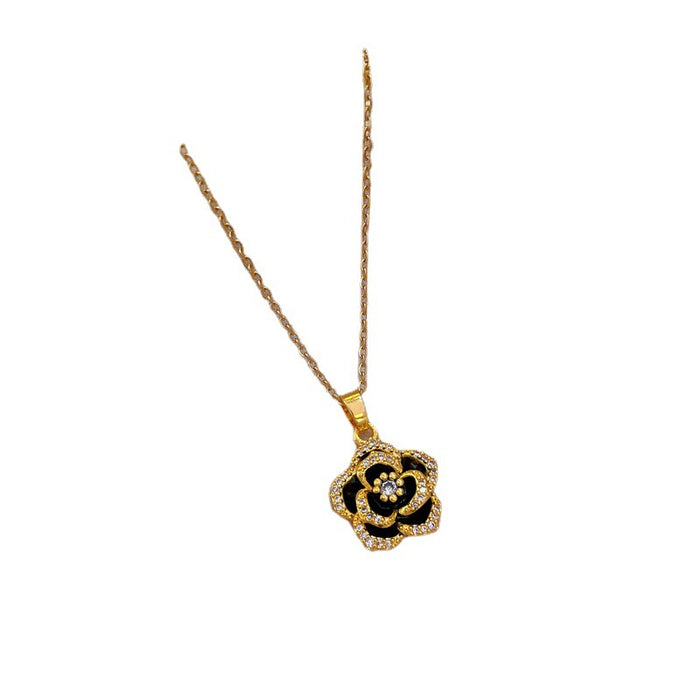 N2520 - Camellia temperament Necklace