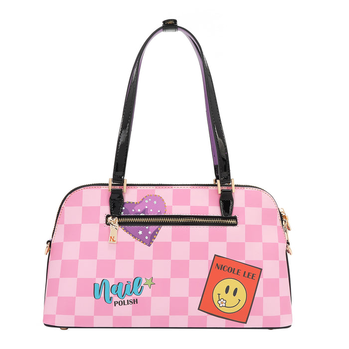 NAIL POLISH DOME SHOULDER BAG