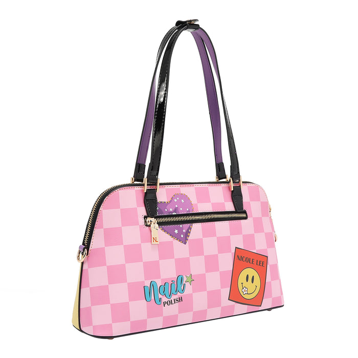 NAIL POLISH DOME SHOULDER BAG