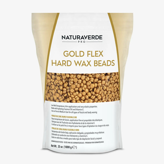 Naturaverde Pro - Gold Flex Hard Wax - Beads (1kg)