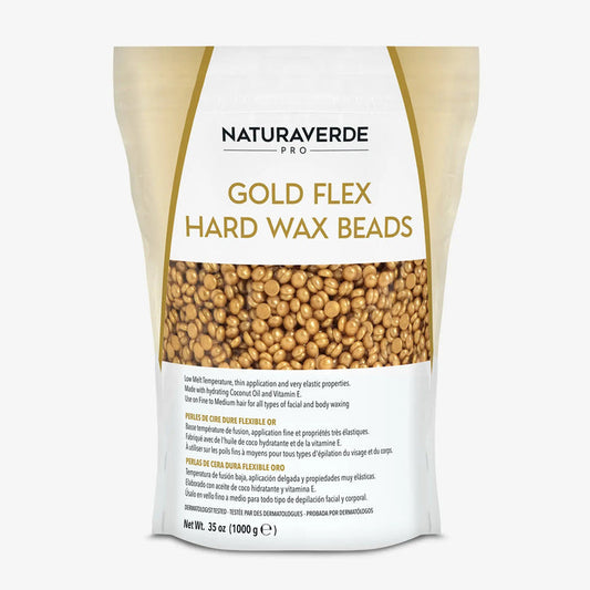 Naturaverde Pro - Gold Flex Hard Wax - Beads (1kg)