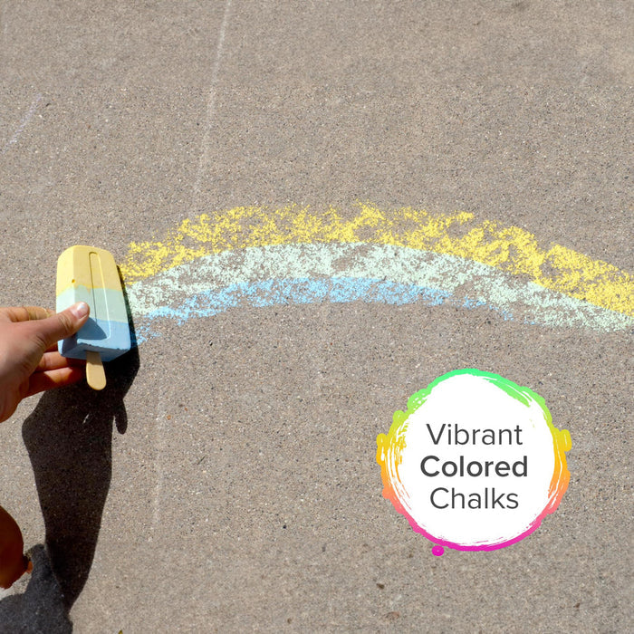 *NEW* Kid Made Modern Popsicle Sidewalk Chalk