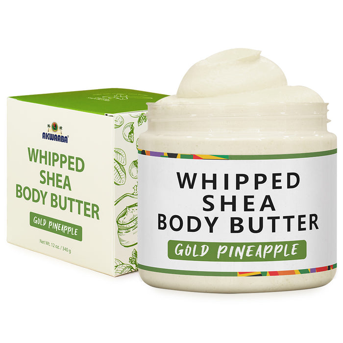 NEW Whipped Shea Body Butter (Gold Pineapple Scent) 12 oz